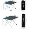 Стол NATUREHIKE FT08 NH19Z008-Z складной L черный, 6927595750773